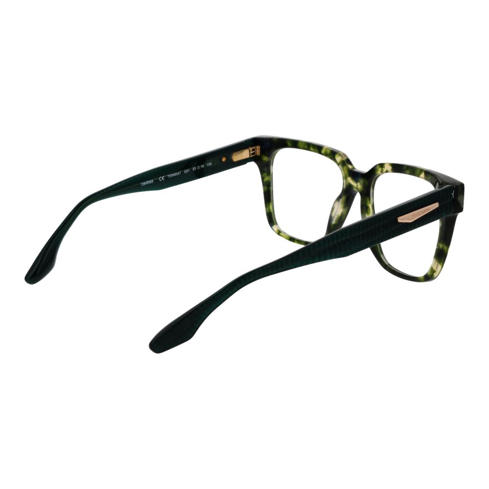 Trussardi Grüne Acetat-Brille (Gestell)
